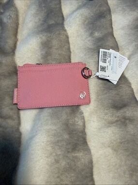 lululemon athletica Pink Clippable Card Case